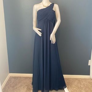 One Shoulder Bill Levkoff Gown